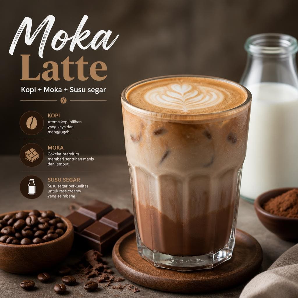 Moka Latte dari Kopi Kisah Kita